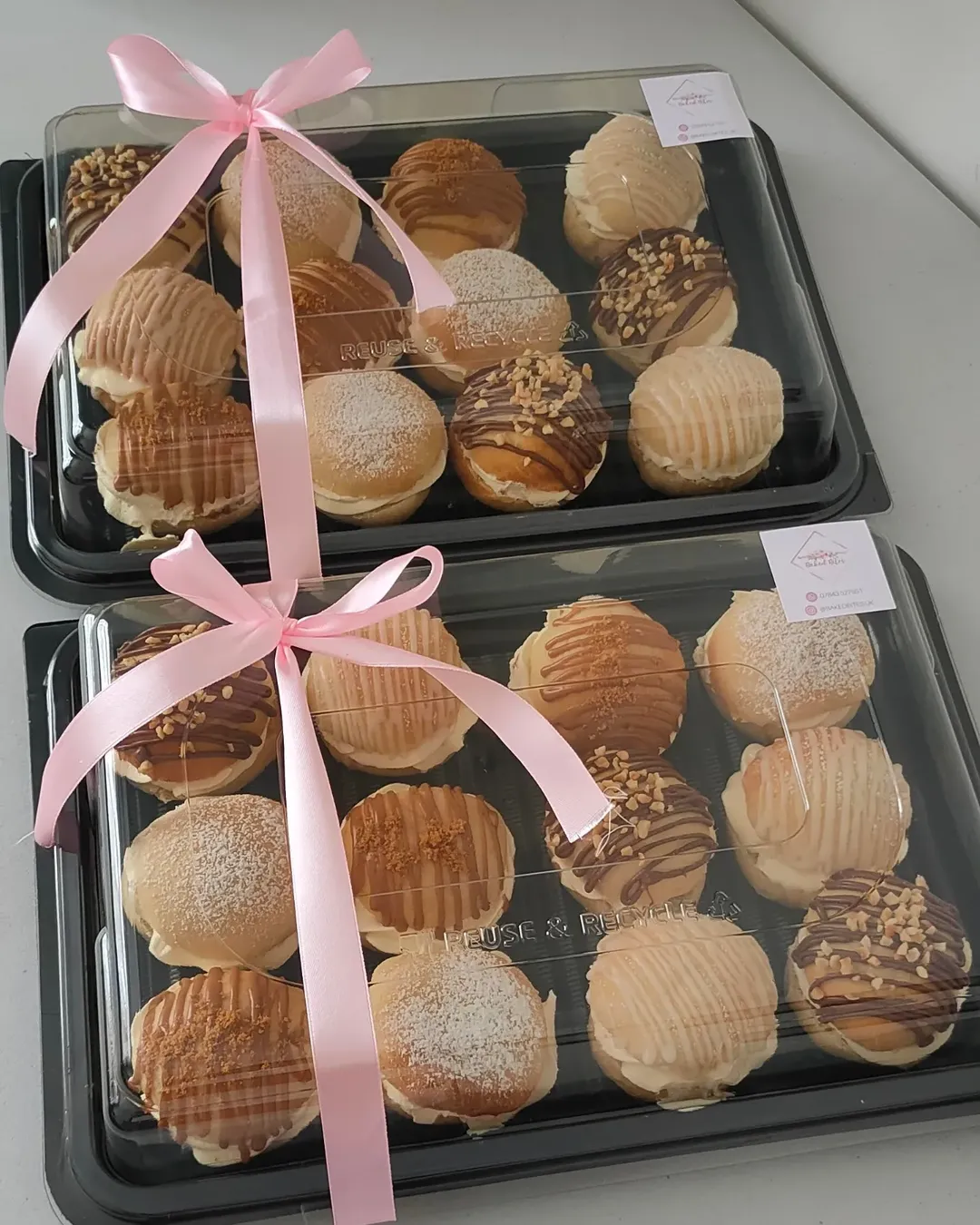 Assorted Gourmet Stuffed Donut Platte